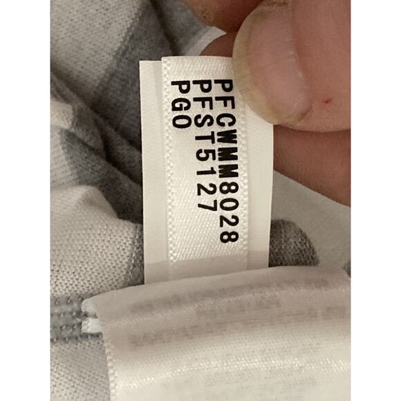 Calvin Klein Performance Grey Striped Tank Top Size M Medium - Picture 5 of 5